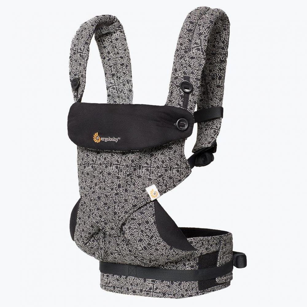 Marsupiu Ergobaby 4 Pozitii 360 Keith Haring Black marca Ergobaby cu comanda online