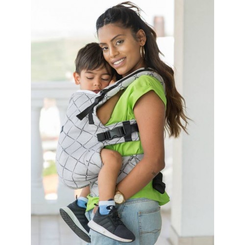 Marsupiu Isara Toddler Full Wrap Conversion Diamonda Silver Gray marca Isara cu comanda online