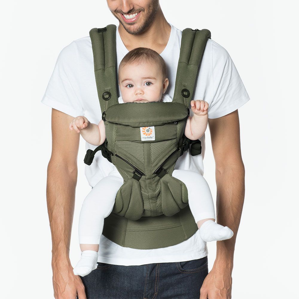 Marsupiu Omni 360 Cool Air Mesh Khaki Green marca Ergobaby cu comanda online