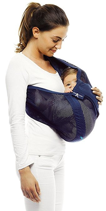 Marsupiu Sling Air True blue Wallaboo marca Wallaboo cu comanda online