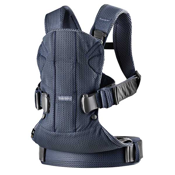 Marsupiu anatomic One Air Navy Blue 3D Mesh marca BabyBjorn cu comanda online