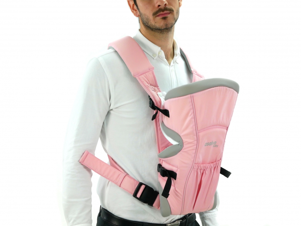 Marsupiu bidirectional Asalvo Baby Carrier Pink 2020 marca Asalvo cu comanda online