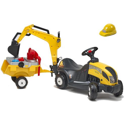 Masinuta Constructor cu Remorca, Excavator si Accesorii marca FALK cu comanda online