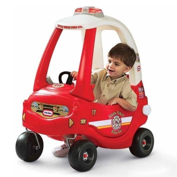 Masinuta Cozy Pompieri rosie marca LITTLE TIKES cu comanda online