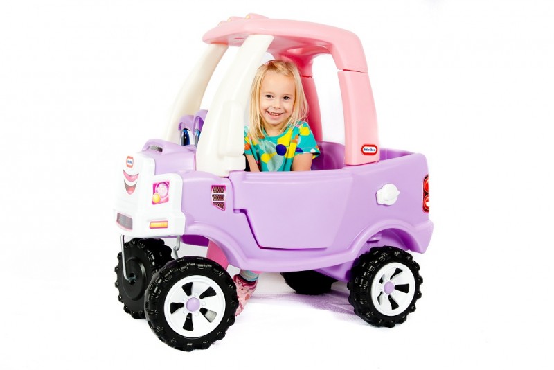 Masinuta Cozy actionata cu picioarele Roz marca LITTLE TIKES cu comanda online