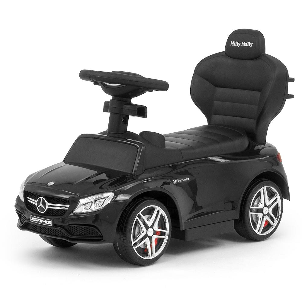 Masinuta copii 3 in 1 Mercedes AMG C63 Black marca Milly Mally cu comanda online