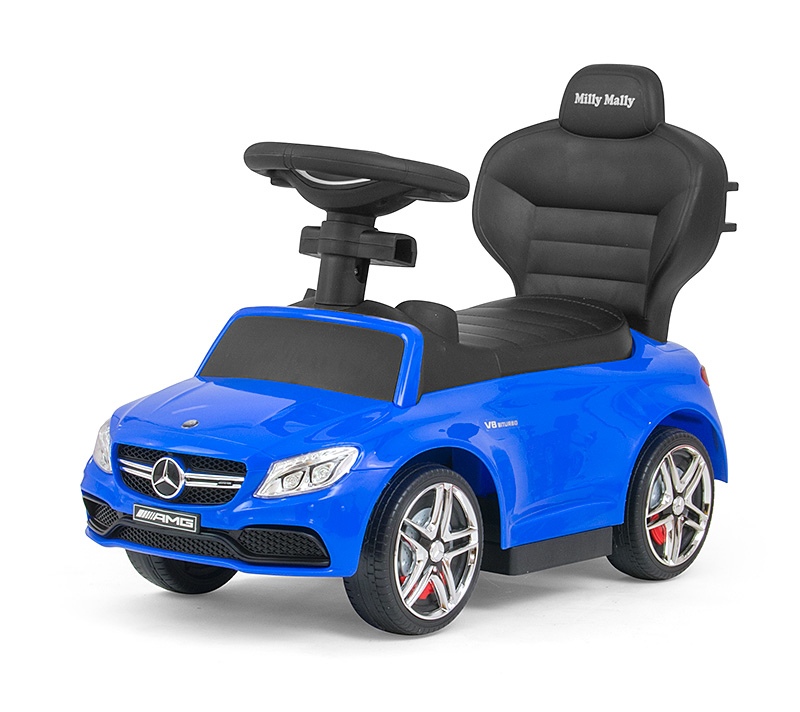 Masinuta copii 3 in 1 Mercedes AMG C63 Blue marca Milly Mally cu comanda online