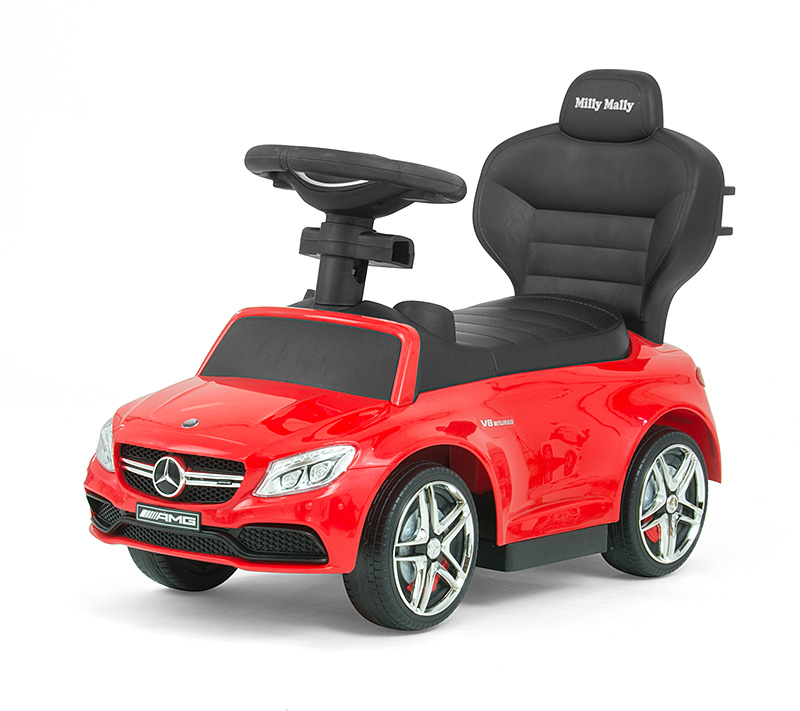 Masinuta copii 3 in 1 Mercedes Amg C63 Red marca Milly Mally cu comanda online