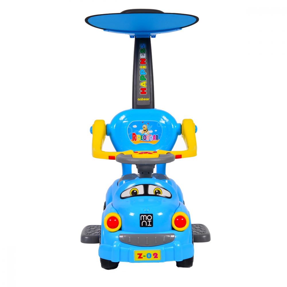 Masinuta de impins 2 in 1 Go Car Blue marca MONI cu comanda online