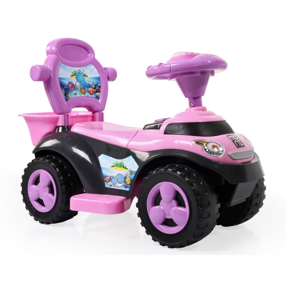 Masinuta de impins 2 in 1 Ocean Car Pink marca MONI cu comanda online