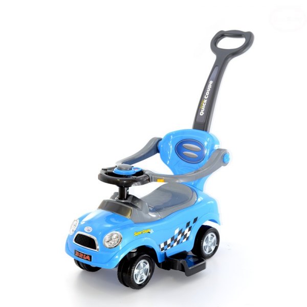 Masinuta de impins EURObaby 321A Mini Cooper – Albastra marca EuroBaby cu comanda online