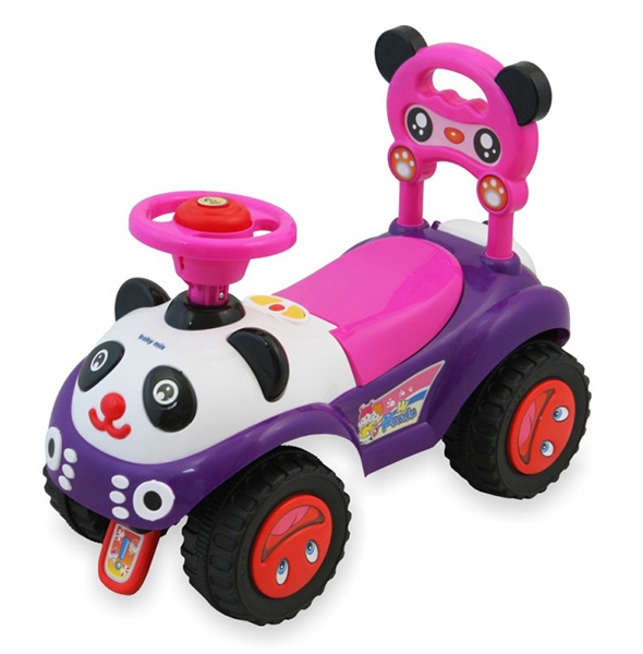 Masinuta de impins copii Baby Mix Panda ZDX7601 Pink marca BABY MIX cu comanda online