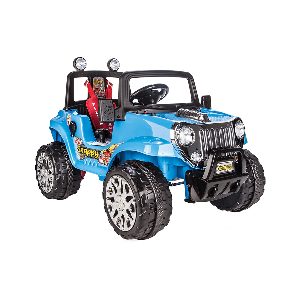 Masinuta electrica 12V Snappy Jeep Blue marca PILSAN cu comanda online