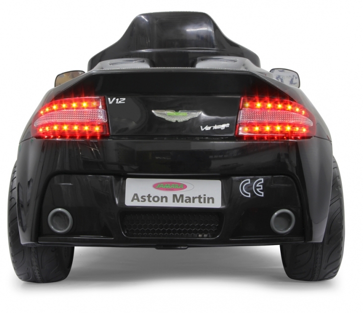 Masinuta electrica Aston Martin Vantage Negru 6V cu telecomanda si MP3 player marca Jamara cu comanda online