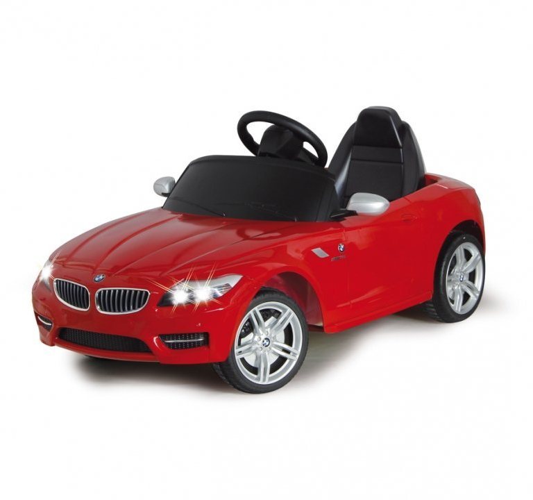 Masinuta electrica BMW Z4 rosie 6V cu telecomanda 40 Mhz marca Jamara cu comanda online