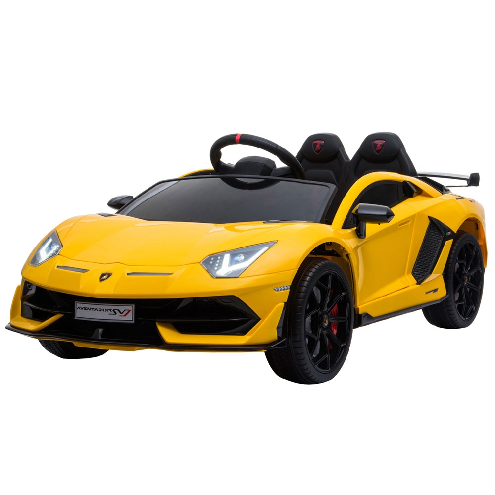 Masinuta electrica Chipolino Lamborghini Aventador SVJ yellow marca CHIPOLINO cu comanda online