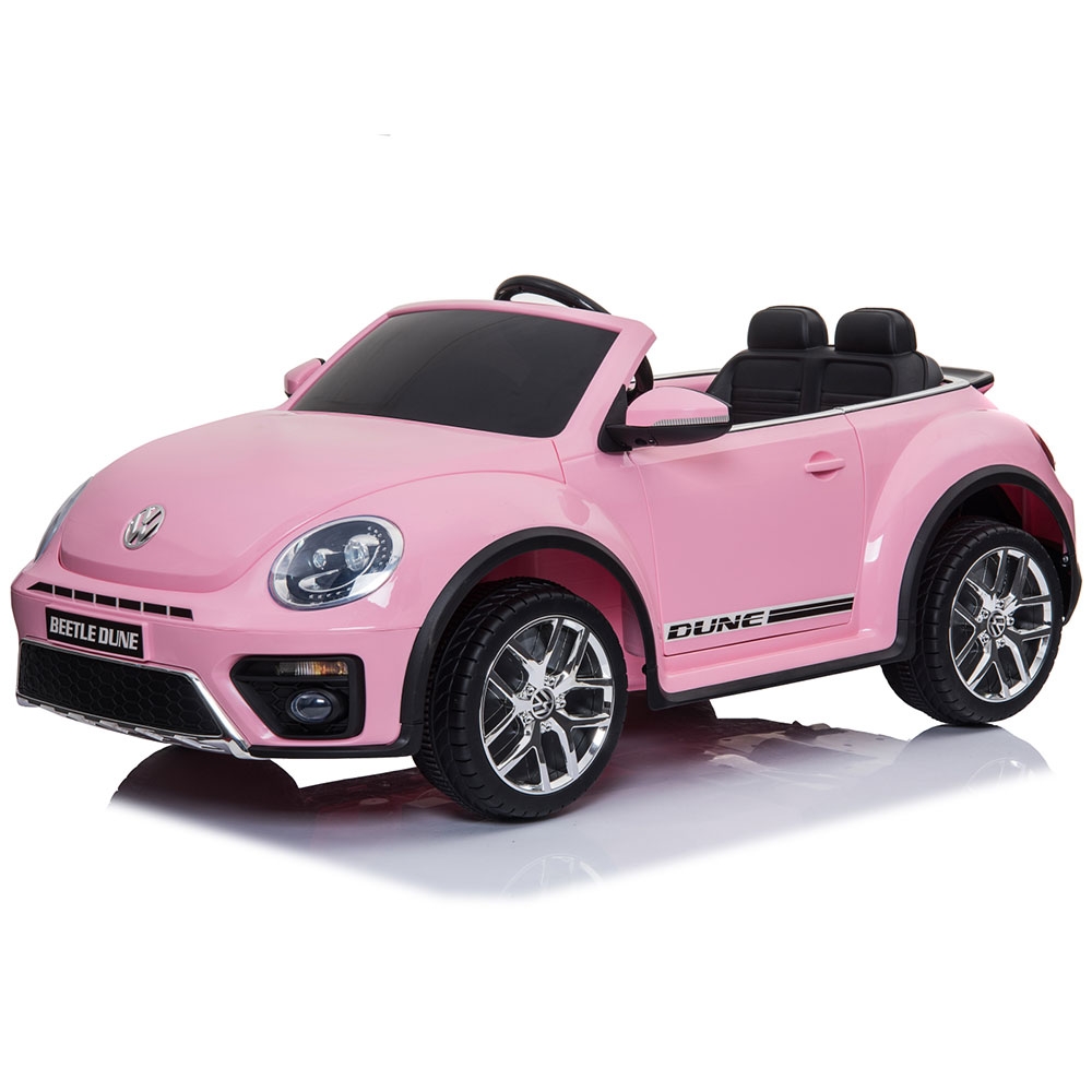 Masinuta electrica Chipolino Volkswagen Beetle Dune pink marca CHIPOLINO cu comanda online