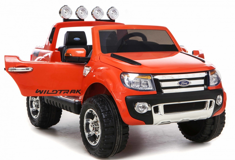 Masinuta electrica Ford Ranger 12V Portocaliu marca Ford cu comanda online