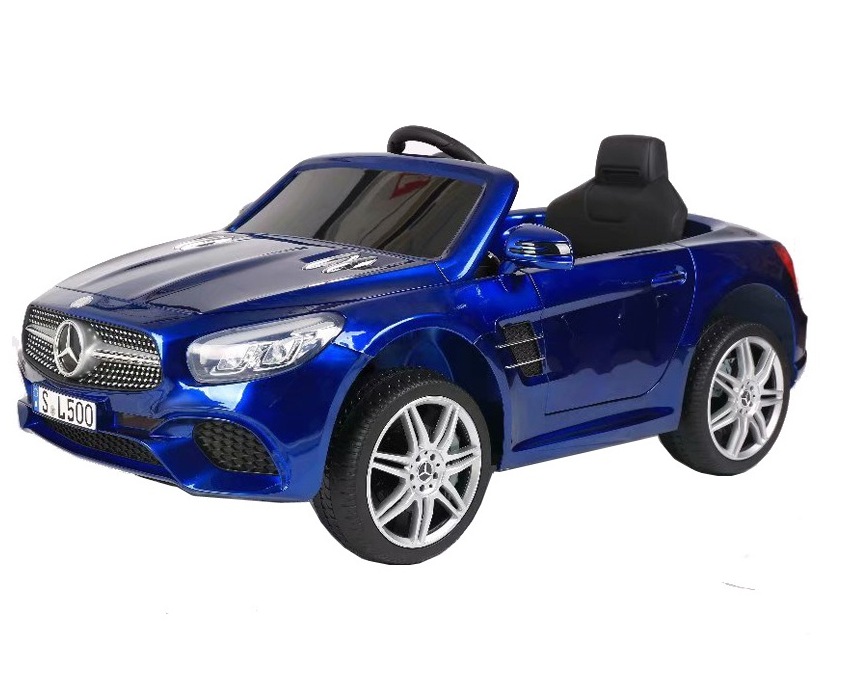 Masinuta electrica Mercedes Benz SL500 Metalic Blue marca MERCEDES-BENZ cu comanda online