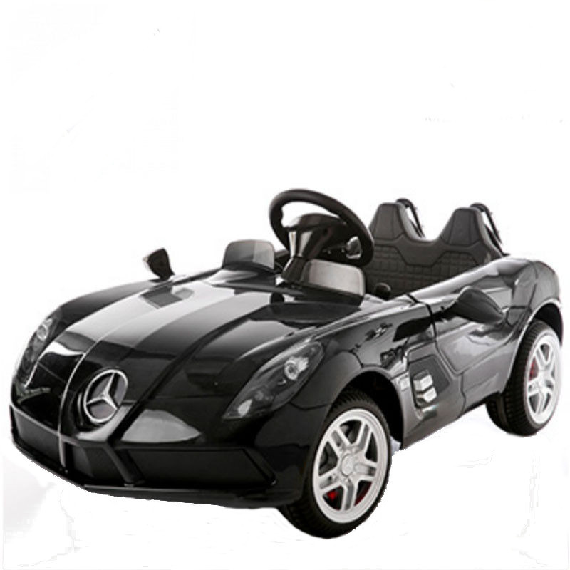 Masinuta electrica Mercedes McLaren Limited Edition Black roti din cauciuc si telecomanda marca MONI cu comanda online