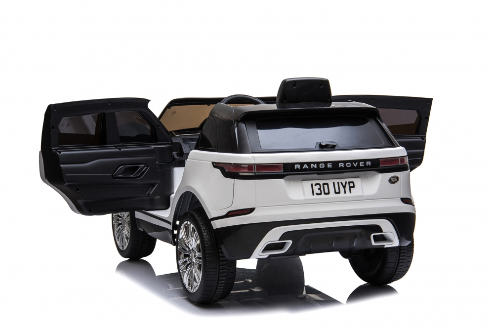 Masinuta electrica Range Rover Velar cu telecomanda white marca LAND ROVER cu comanda online