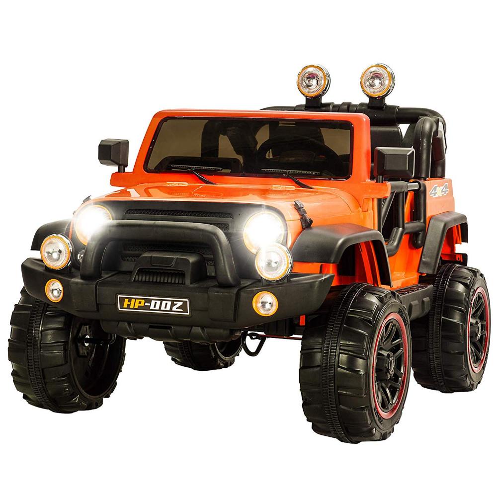 Masinuta electrica cu doua locuri Rocket Jeep Fearless Orange marca Nichiduta cu comanda online