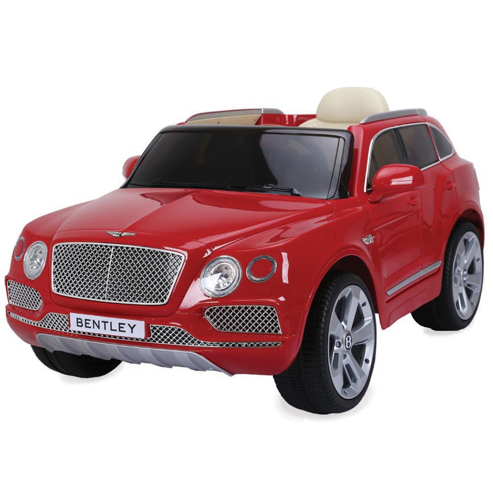 Masinuta electrica cu roti din cauciuc Bentley Bentayga Red marca Bentley cu comanda online