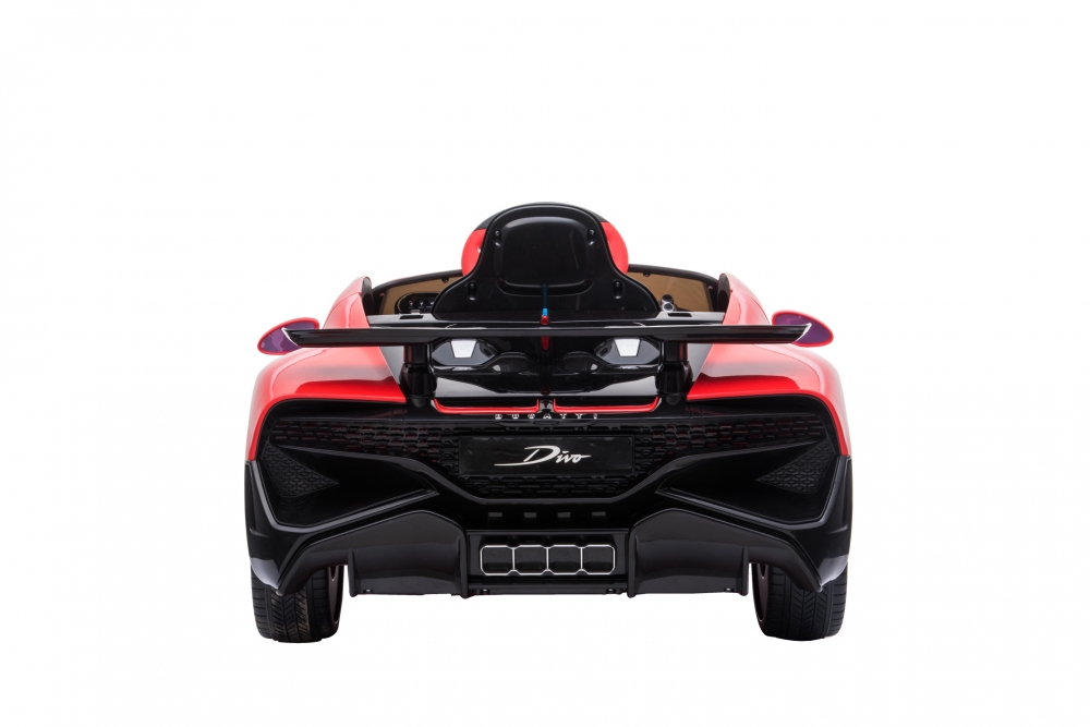 Masinuta electrica cu roti din cauciuc Bugatti Divo red marca Nichiduta cu comanda online