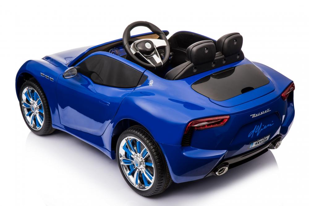 Masinuta electrica cu roti din cauciuc Maserati Alfieri Blue marca Maserati cu comanda online