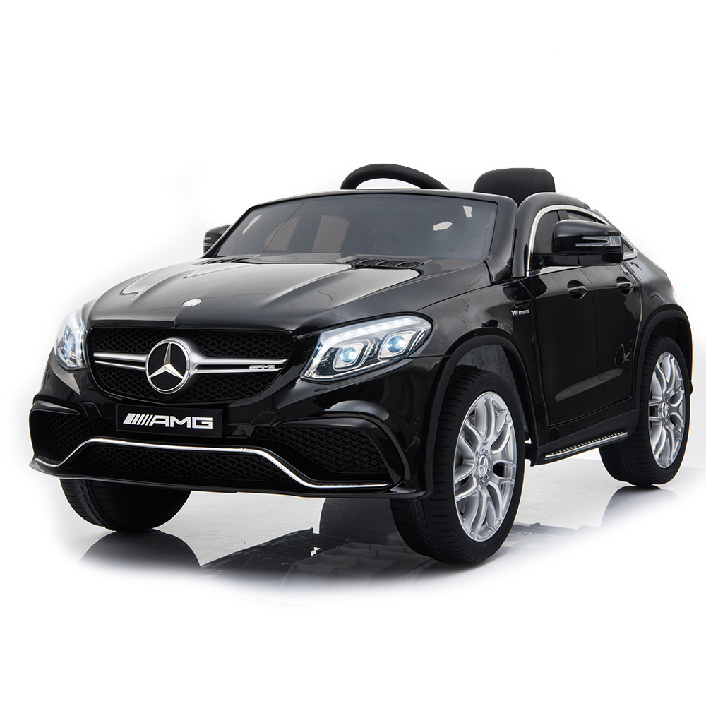 Masinuta electrica cu roti din cauciuc Mercedes AMG GLE63 Coupe Black marca MERCEDES-BENZ cu comanda online