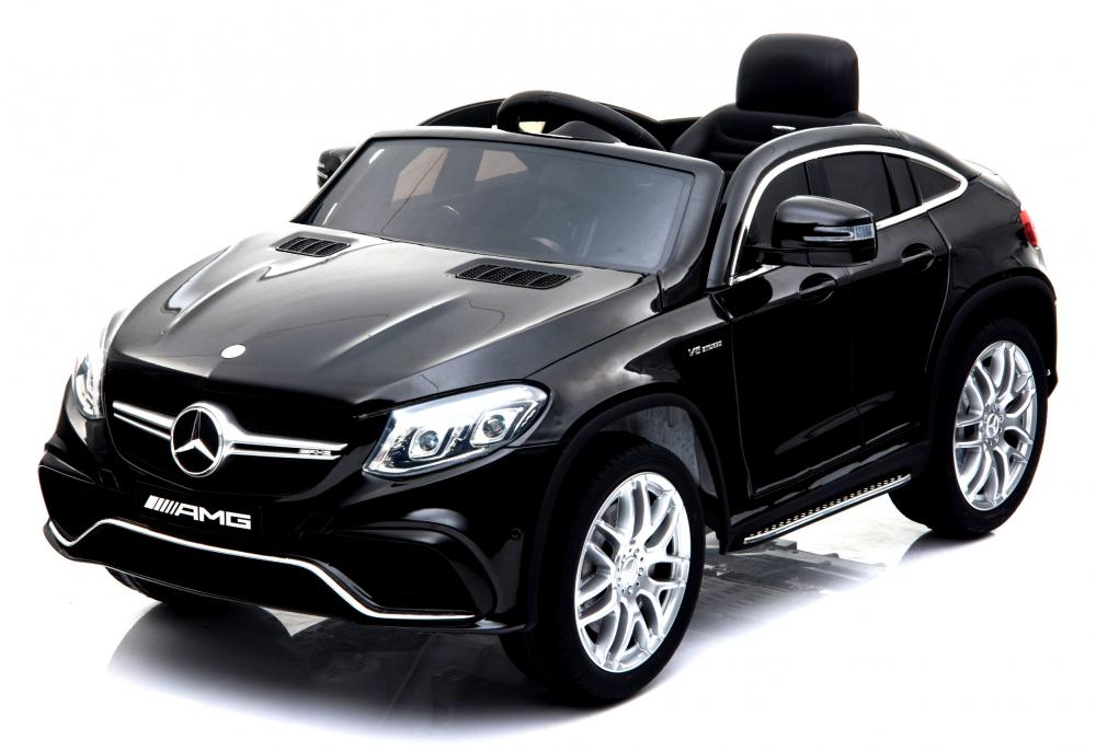 Masinuta electrica cu roti din cauciuc Mercedes GLE63 AMG Coupe Black marca MERCEDES-BENZ cu comanda online
