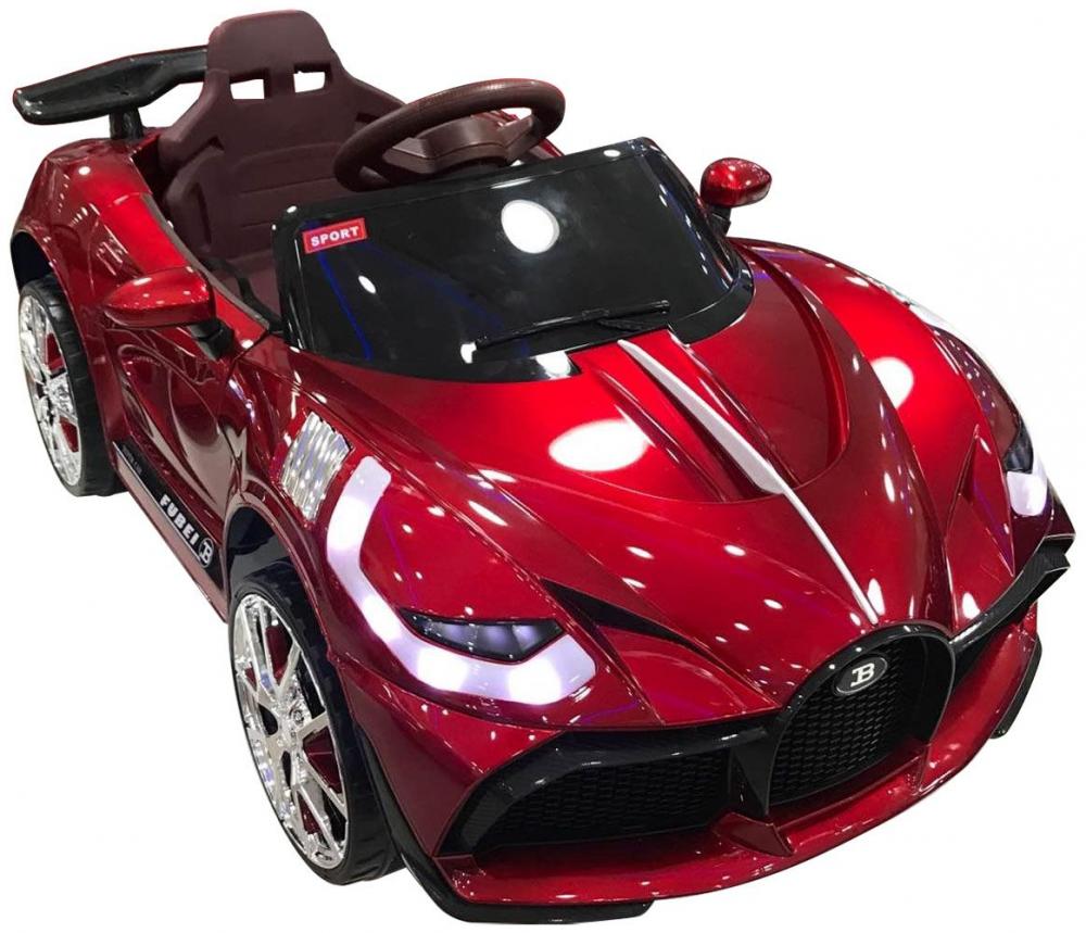 Masinuta electrica cu suspensii si Slow Start Super Car Red marca KikkaBoo cu comanda online