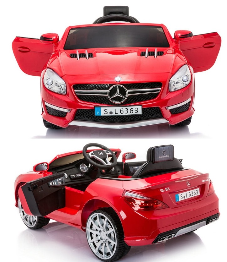 Masinuta electrica cu telecomanda 2.4 Ghz Mercedes Benz AMG SL63 Red marca MERCEDES-BENZ cu comanda online