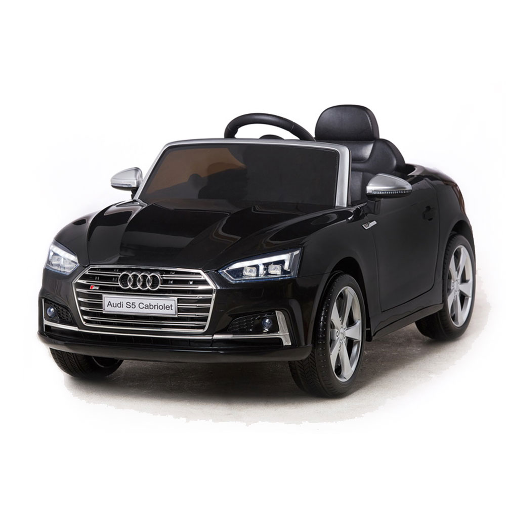 Masinuta electrica cu telecomanda 2,4 G Audi S5 Cabriolet Black marca Audi cu comanda online