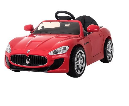 Masinuta electrica cu telecomanda 2,4 Ghz si roti eva Maserati Red marca Maserati cu comanda online