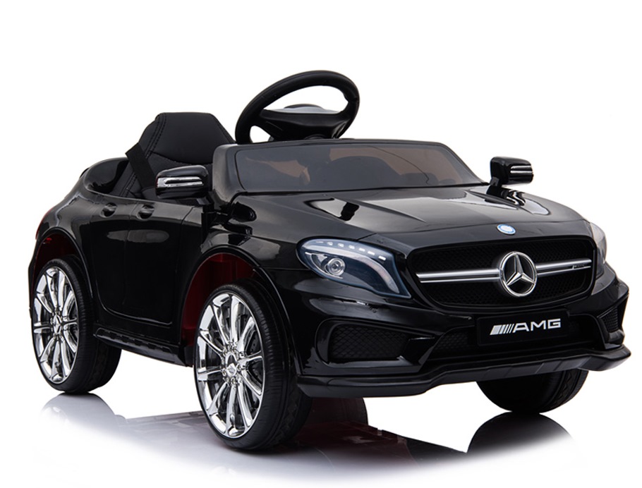 Masinuta electrica pentru copii Mercedes GLA45 AMG Black marca MERCEDES-BENZ cu comanda online