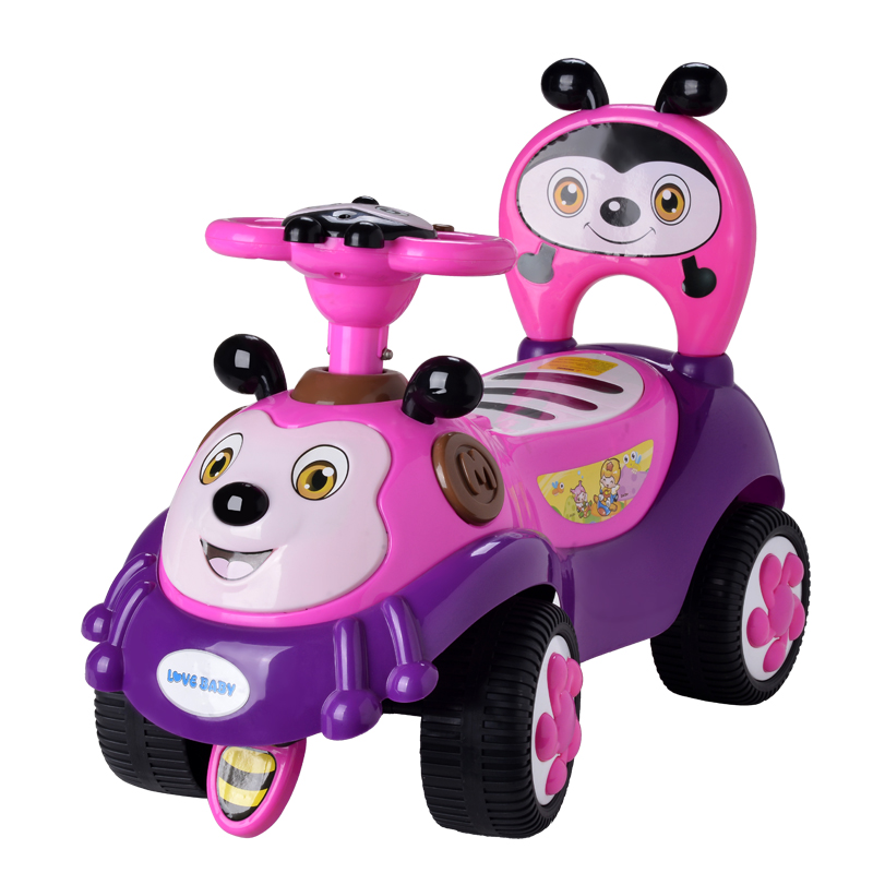 Masinuta fara pedale BebeRoyal Ride On Bee Pink marca Bebe Royal cu comanda online