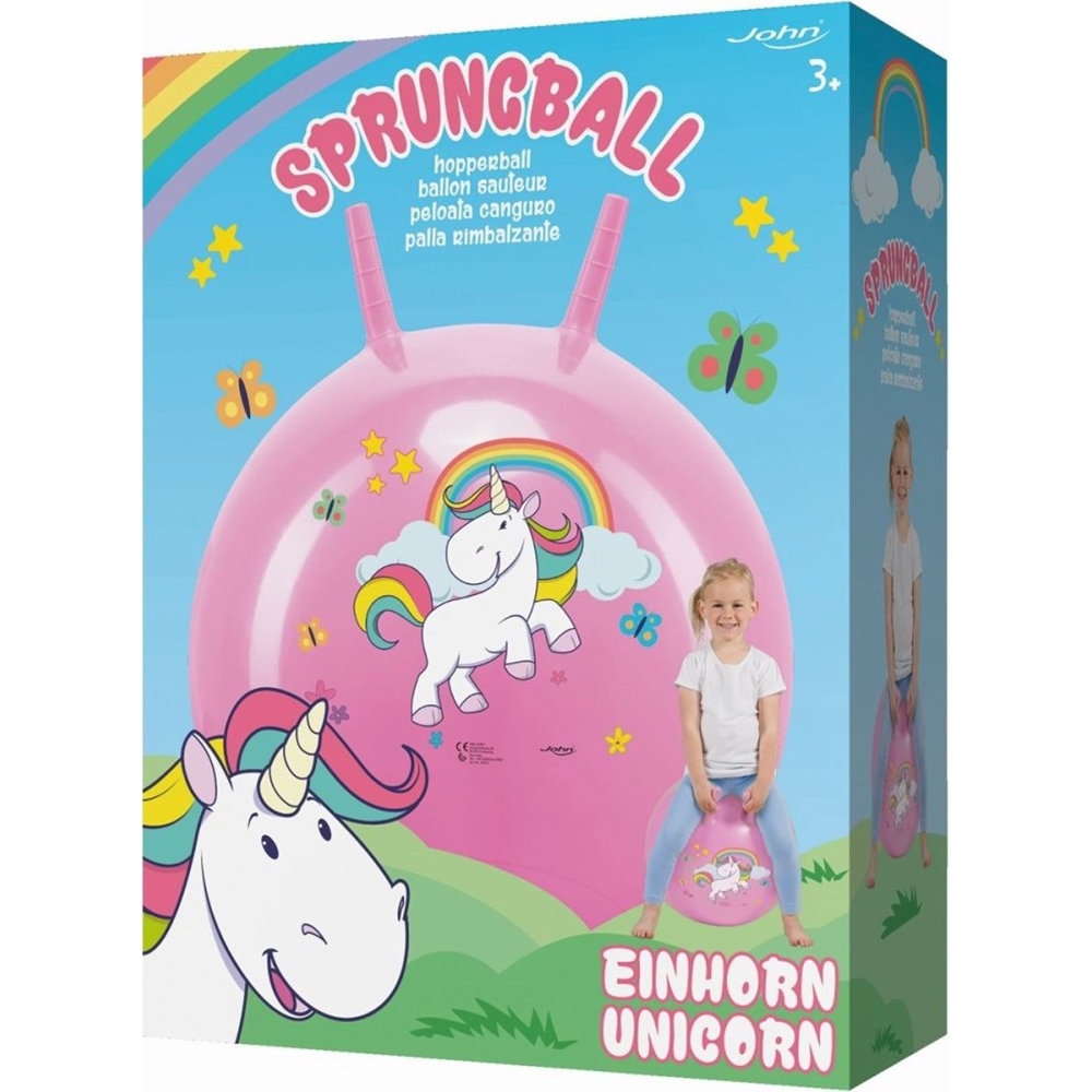 Minge gonflabila pentru sarit John Unicorn roz marca Johnn cu comanda online