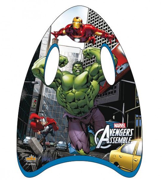 Mini placa pentru inot 45 cm Saica Avengers pentru copii din spuma marca Saica cu comanda online