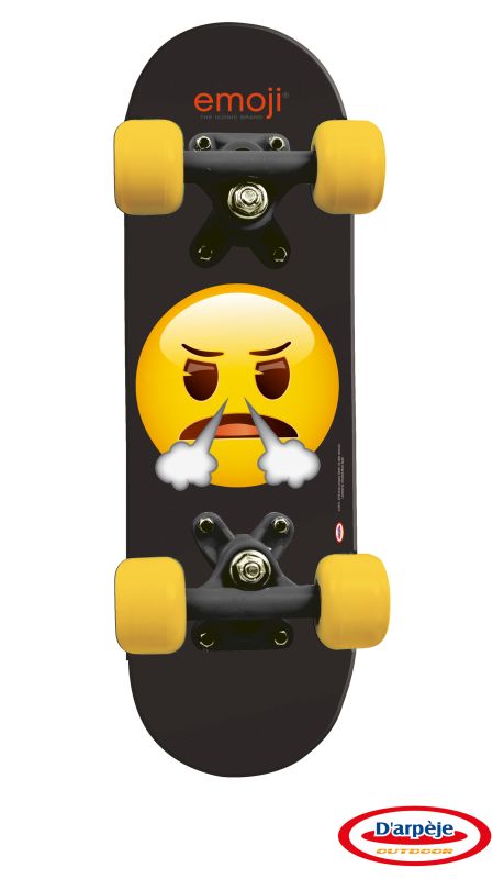Mini skateboard Emoji 43 cm marca DArpeje cu comanda online