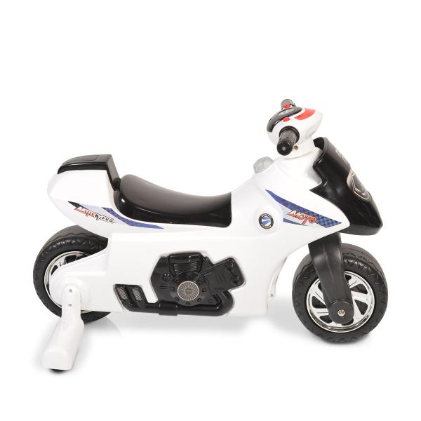 Motocicleta Balance Motor First Step Alb marca CANGAROO cu comanda online