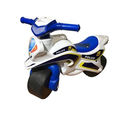 Motocicleta Police Music 013951 Alb Albastru marca MYKIDS cu comanda online