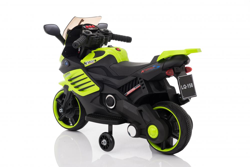 Motocicleta electrica 6V LQ158 verde marca DIVERSE cu comanda online