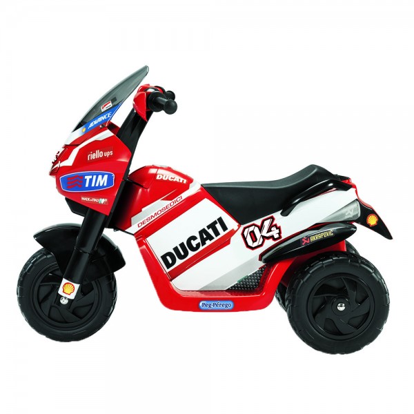 Motocicleta electrica Ducati Desmosedici marca PEG-PEREGO cu comanda online