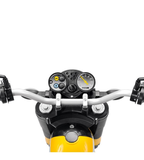 Motocicleta electrica Ducati Scrambler Peg Perego marca PEG-PEREGO cu comanda online