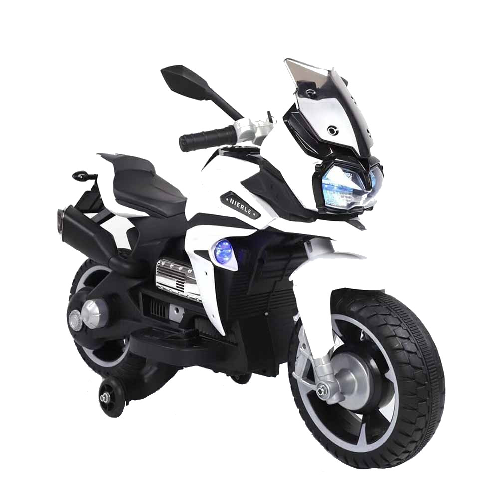 Motocicleta electrica pentru copii Rio White marca MONI cu comanda online