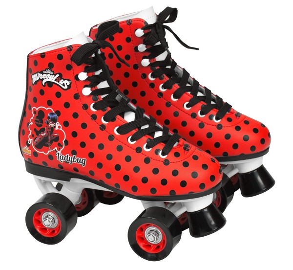 Patine cu rotile pentru fete Ladybug Buburuza Miraculoasa Saica 5836 marime 33 marca Saica cu comanda online