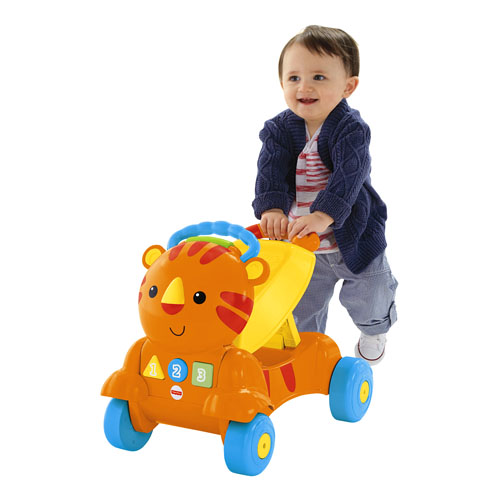 Premergator Fisher-Price 2 in 1 Stride to Ride Musical Tiger marca FISHER PRICE cu comanda online