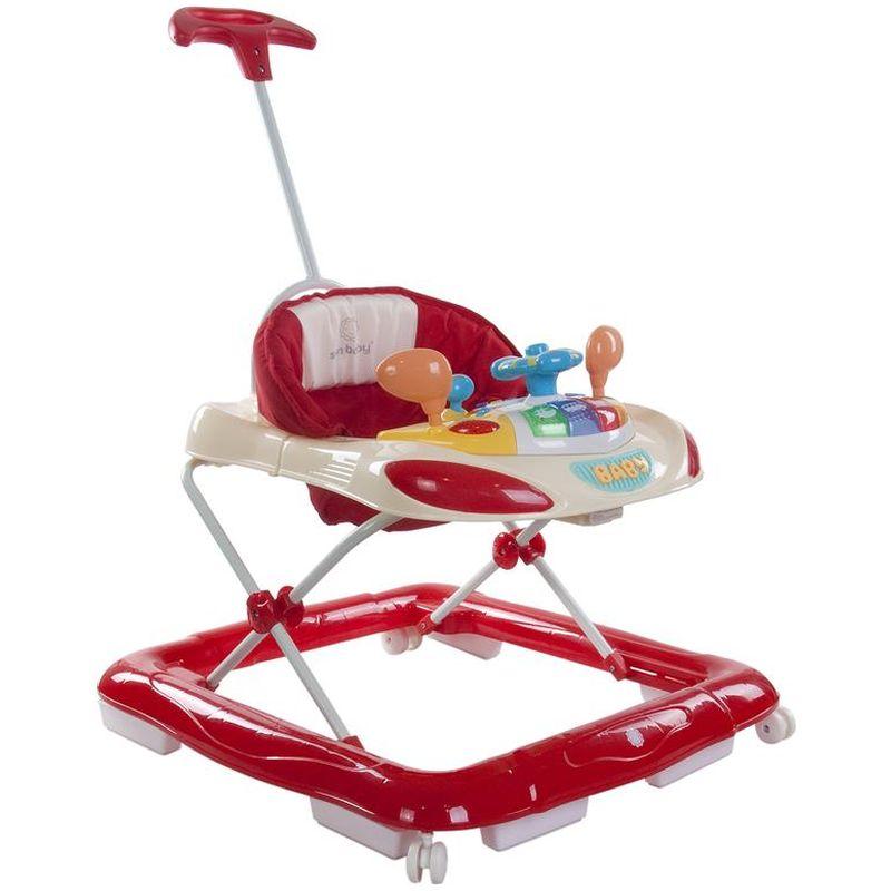 Premergator cu control parental Super Car Sun Baby Rosu cu Crem marca Sun Baby cu comanda online