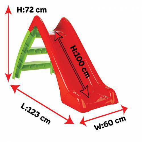 Primul meu tobogan Pilsan Funny Slide RosuVerde marca PILSAN cu comanda online